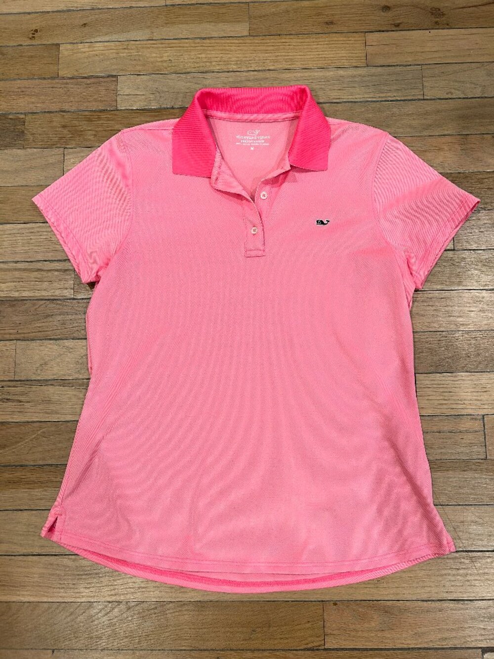 Preppy Pink Vineyard Vines Women's Golf Polo Size Medium
